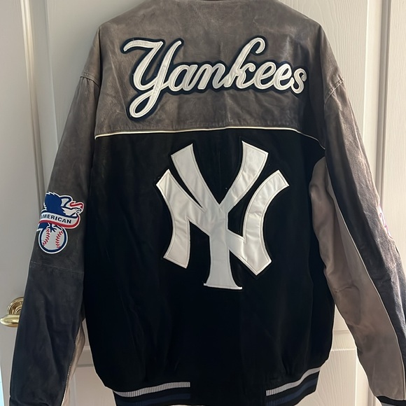 Vintage Rare New York Yankees Leather Jacket - Picture 2 of 10